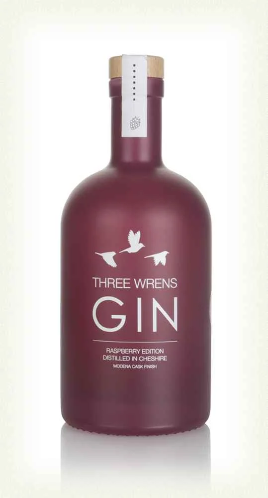 Three Wrens Raspberry Gin - Modena Cask Finish Flavoured Gin | 700ML