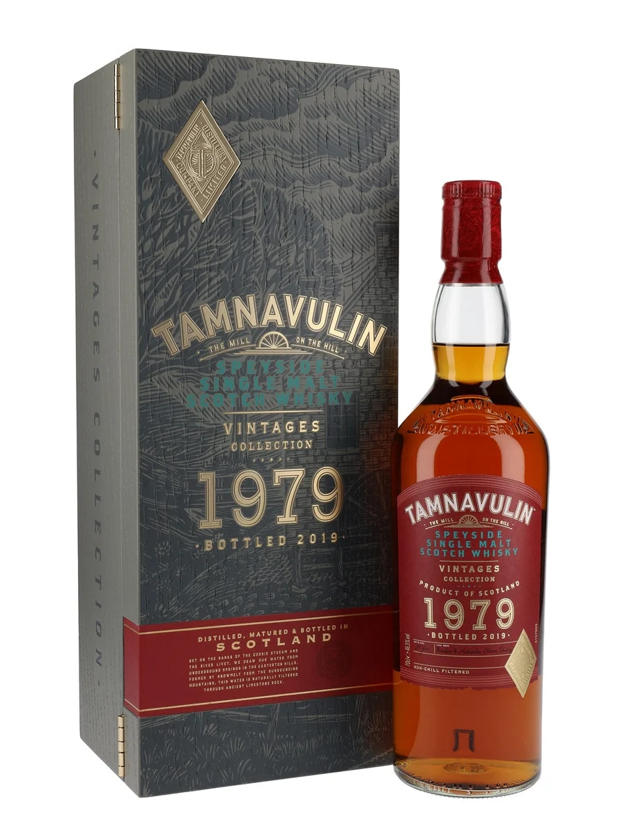 Tamnavulin 1979 Whisky escocés de pura malta de Speyside de 39 años | 700ML