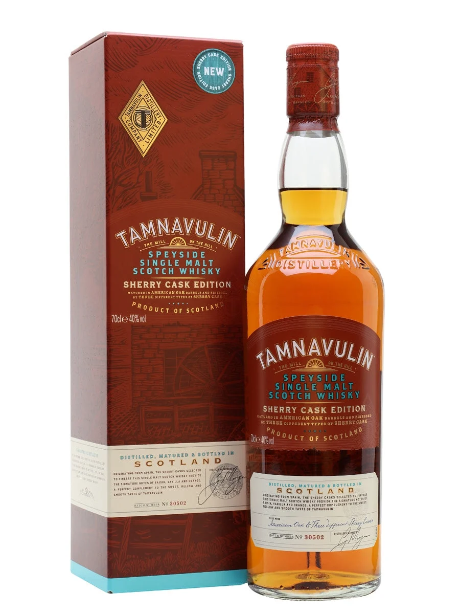 Tamnavulin Sherry Edition Speyside Single Malt Scotch Whisky | 700ML - Whiskey