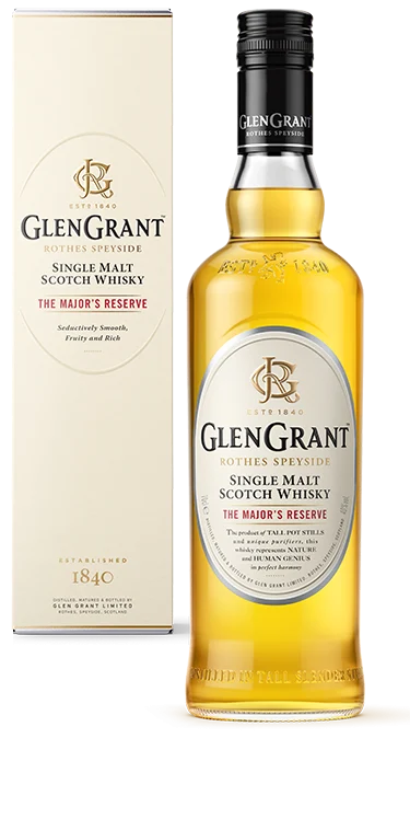 Whisky escocés de pura malta Glen Grant Major's Reserve
