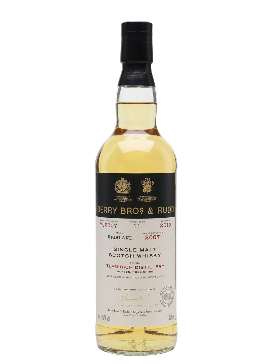 Teaninich 2007 11 Year Old Berry Bros & Rudd Highland Single Malt Scotch Whisky | 700ML - Whiskey