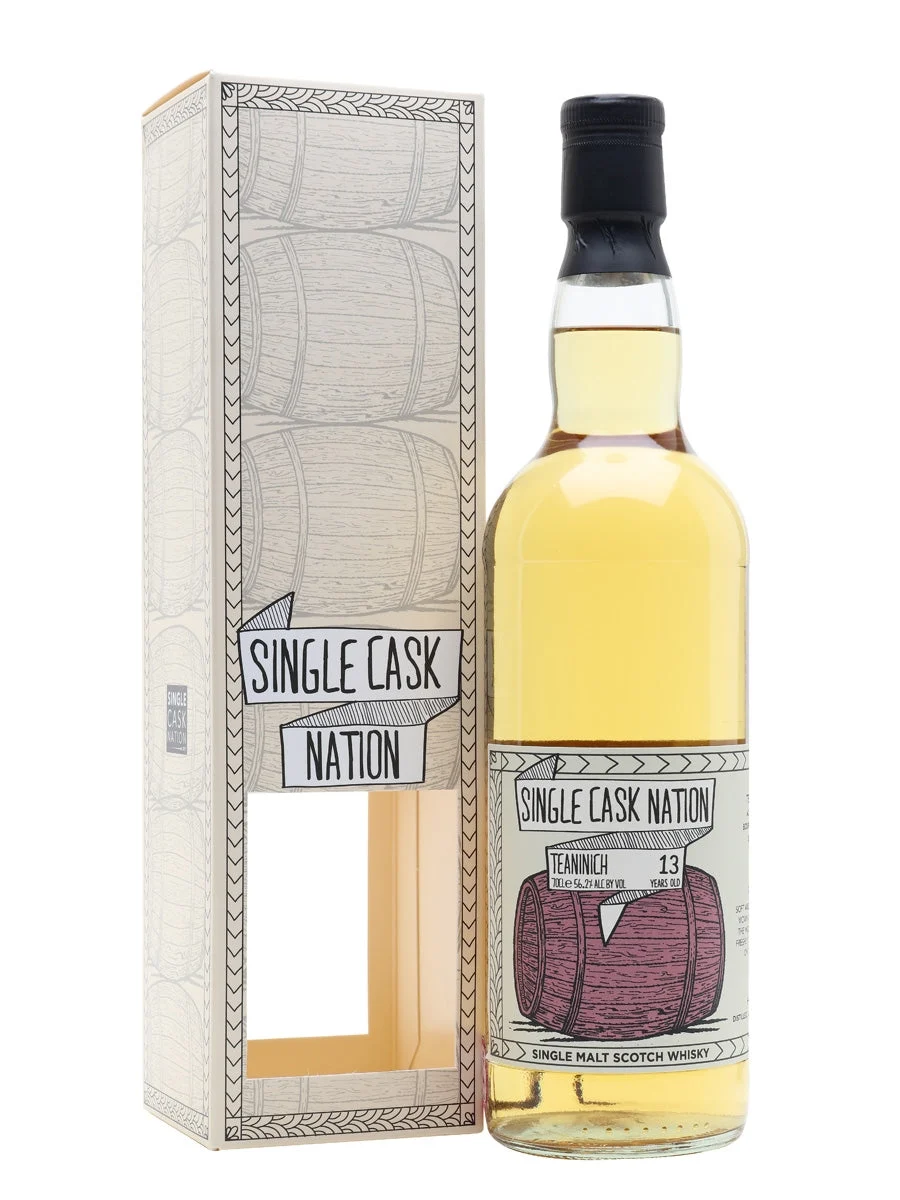Teaninich 2005 13 Year Old Single Cask Nation Highland Single Malt Scotch Whisky | 700ML - Whiskey
