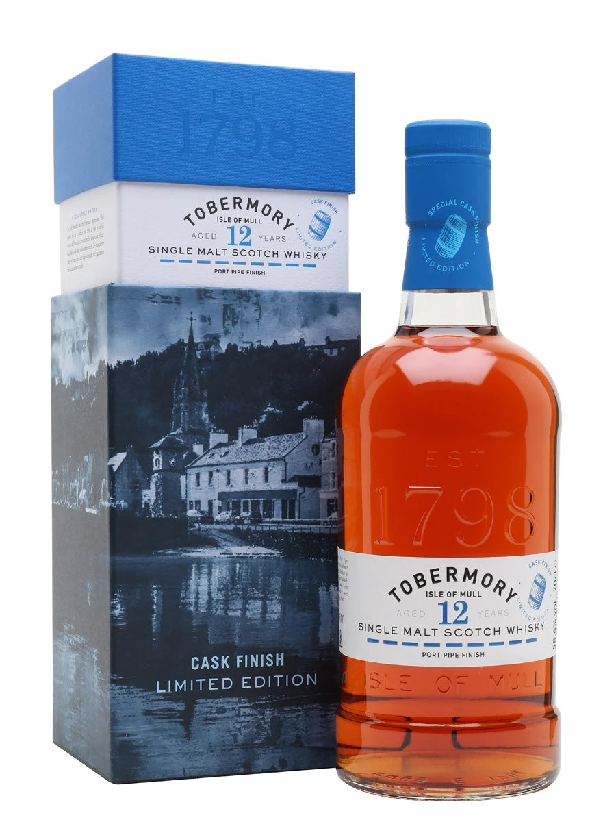 Tobermory 2007 Whisky escocés de pura malta de Port Finish Island de 12 años | 700ML
