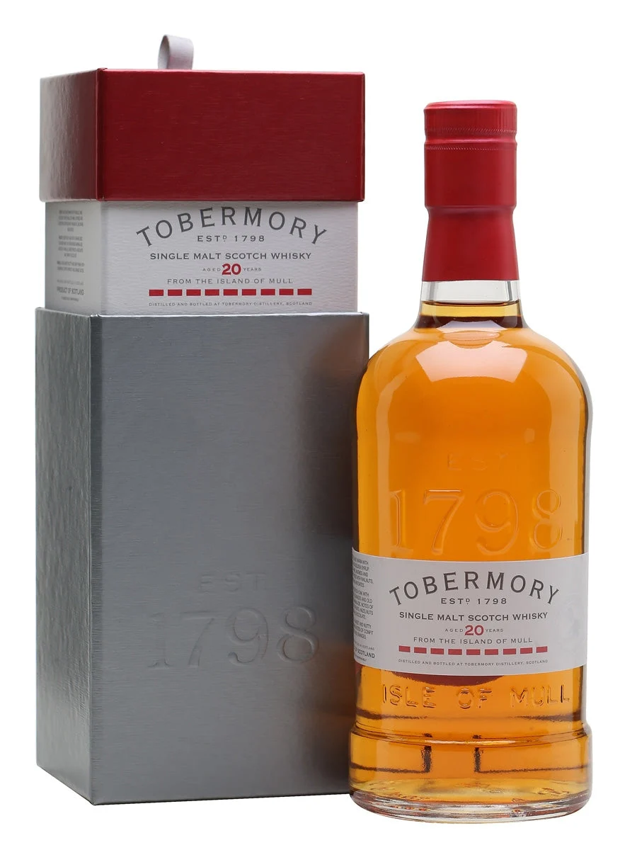 Tobermory 20 Year Old Sherry Cask Island Single Malt Scotch Whisky - Whiskey