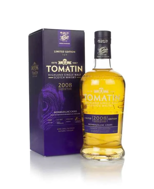 Tomatin 12 Year Old 2008 Monbazillac Cask Finish - French Collection Scotch Whisky | 700ML