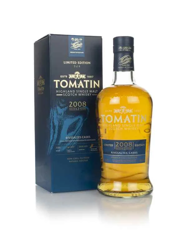 Tomatin 12 Year Old 2008 Rivesaltes Cask Finish - French Collection Scotch Whisky | 700ML