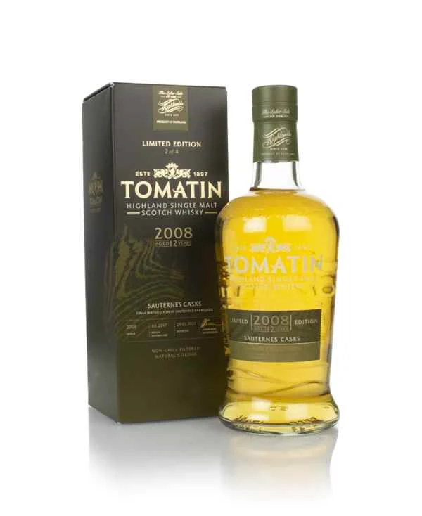 Tomatin 12 Year Old 2008 Sauternes Cask Finish - French Collection Scotch Whisky | 700ML