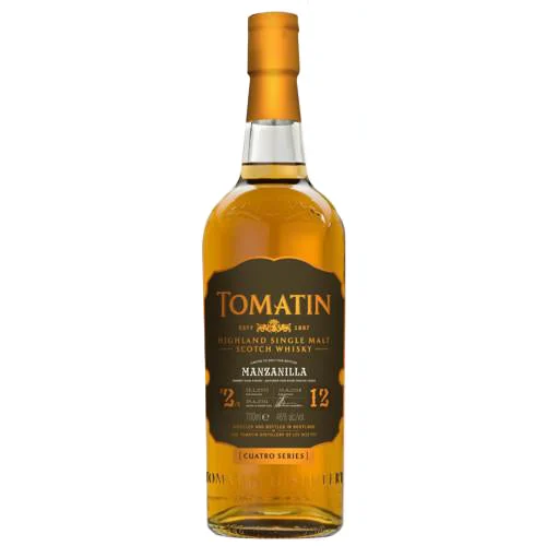 Tomatin 12 Year Old Cuatro Manzanilla Single Malt Scotch Whisky | Sherry Cask Finish