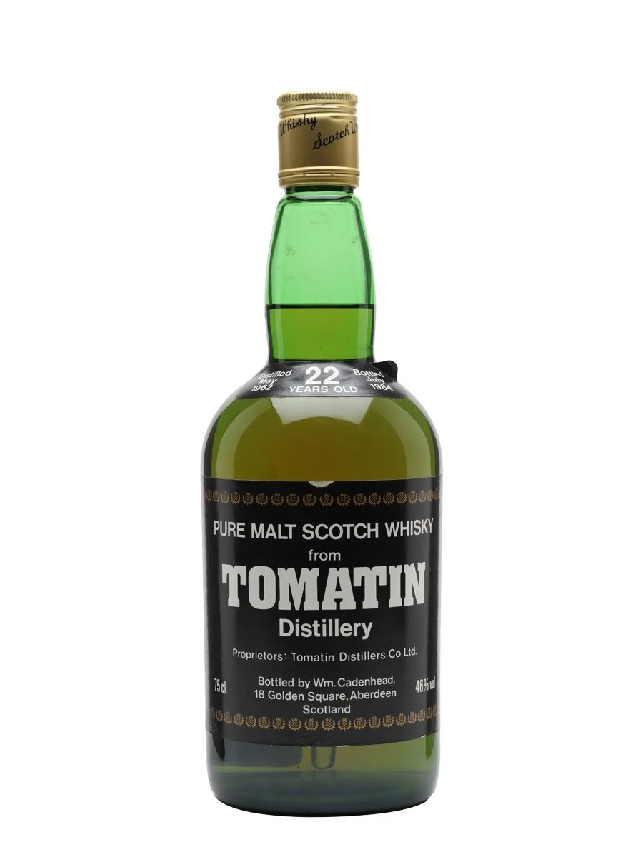 Tomatin 1962 22 Year Old Bot.1984 Cadenhead's Highland Single Malt Scotch Whisky - Whiskey