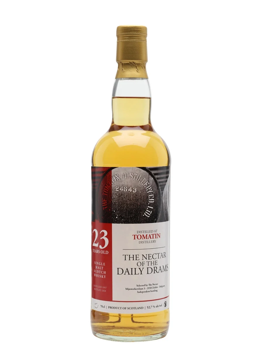 Tomatin 1997 23 Year Old Daily Dram Highland Single Malt Scotch Whisky | 700ML - Whiskey
