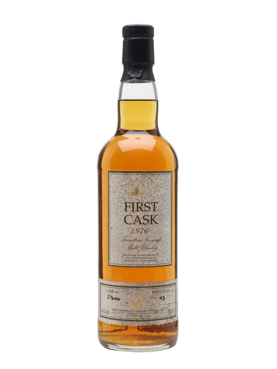 Tomatin 1976 18 años Primer whisky escocés de malta pura Highland Cask | 700ML
