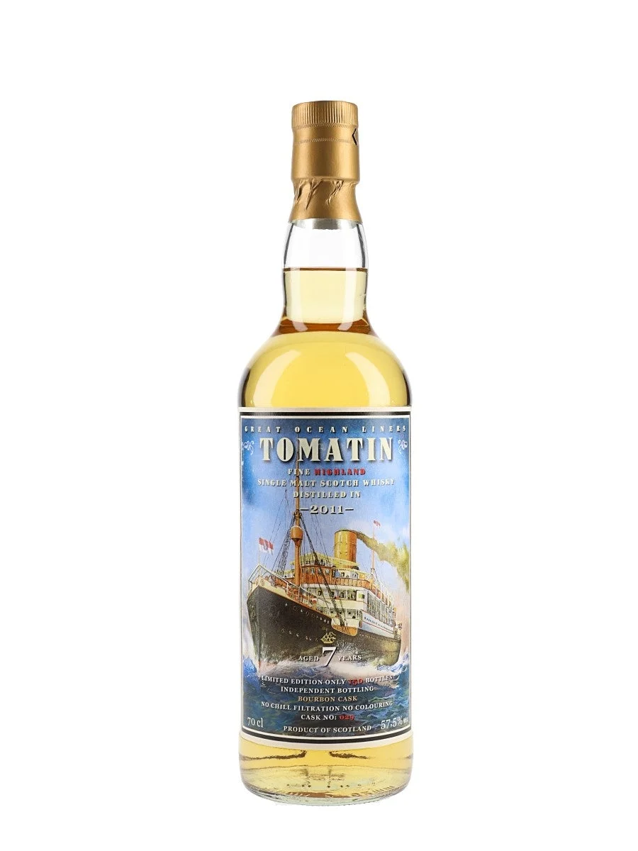 Tomatin 2011 7 años Jack Wiebers Messe Limburg 2019 Whisky escocés Highland Single Malt | 700ML - Whiskey