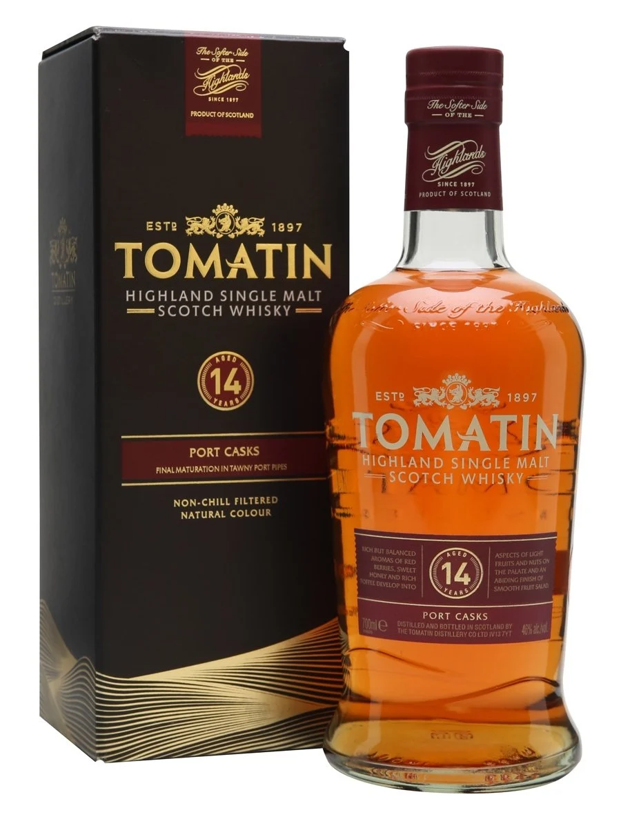 Tomatin 14 Year Old Tawny Port Finish Highland Single Malt Scotch Whisky | 700ML