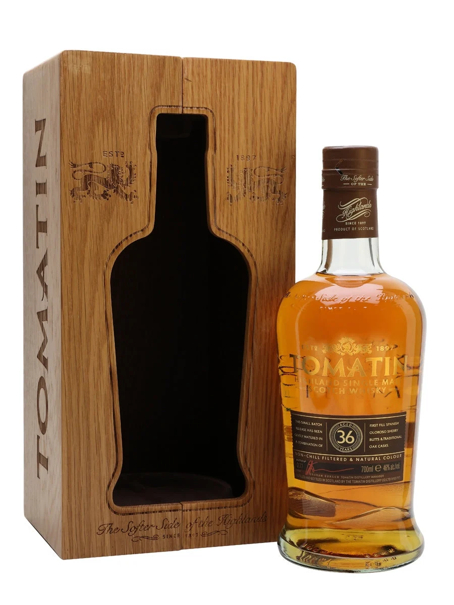 Tomatin 36 Year Old Batch No.2 Rare Casks Highland Single Malt Scotch Whisky | 700ML - Whiskey