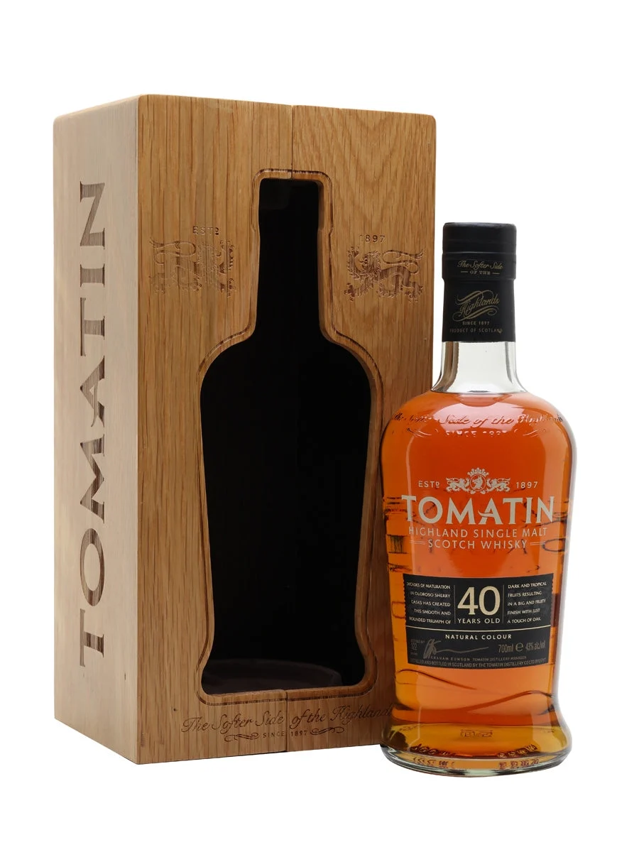 Tomatin 40 Year Old Rare Casks Highland Single Malt Scotch Whisky | 700ML - Whiskey