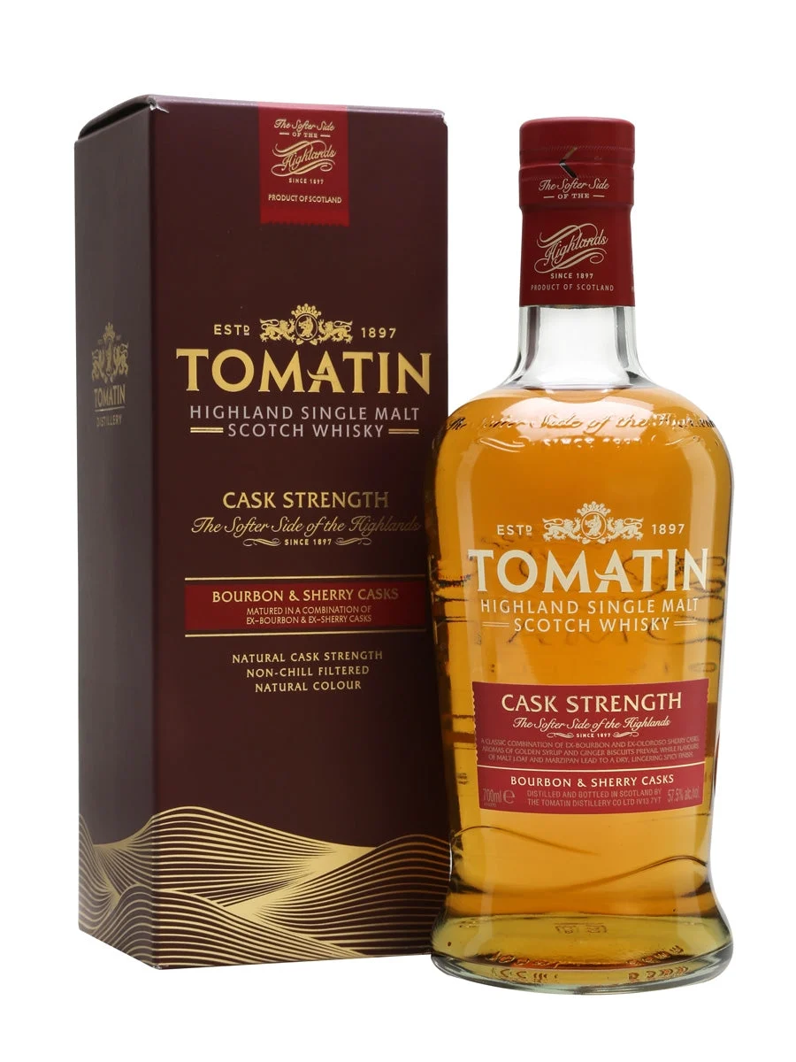 Tomatin Cask Strength Edition Highland Single Malt Scotch Whisky | 700ML - Whiskey
