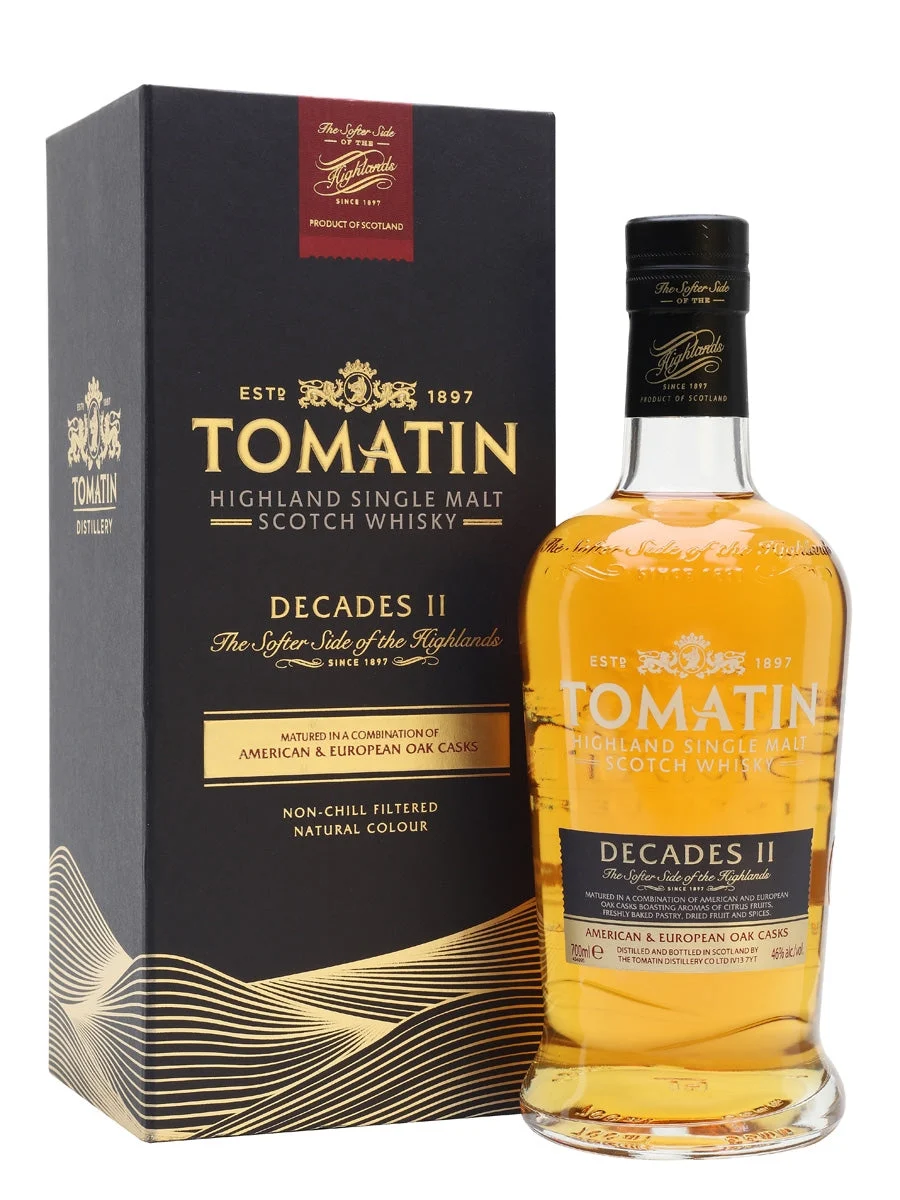 Tomatin Decades II Whisky escocés de pura malta Highland | 700ML