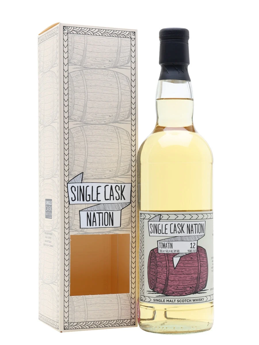 Tomatin 2006 12 Year Old Single Cask Nation Highland Single Malt Scotch Whisky | 700ML - Whiskey