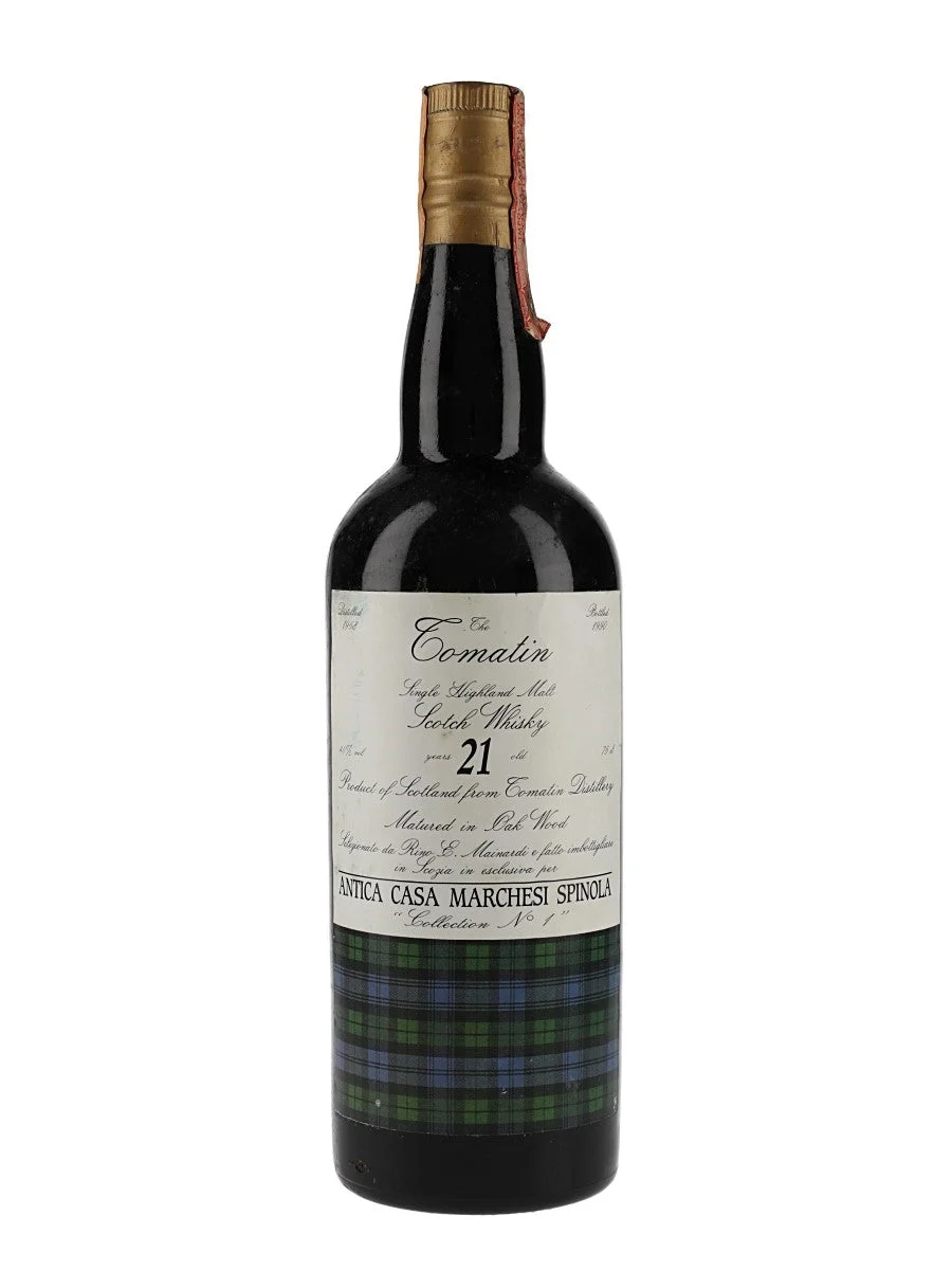 Tomatin 1968 21 Year Old Sestante for Spinola Highland Single Malt Scotch Whisky - Whiskey