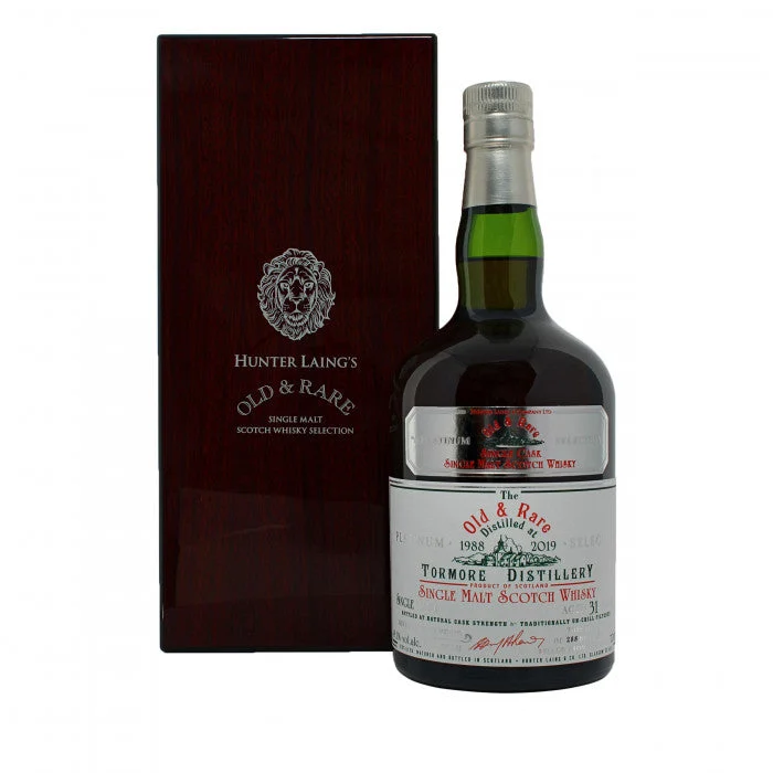 Tormore 1988 31 Year Old Platinum Old & Rare Single Malt Scotch Whisky - Whiskey