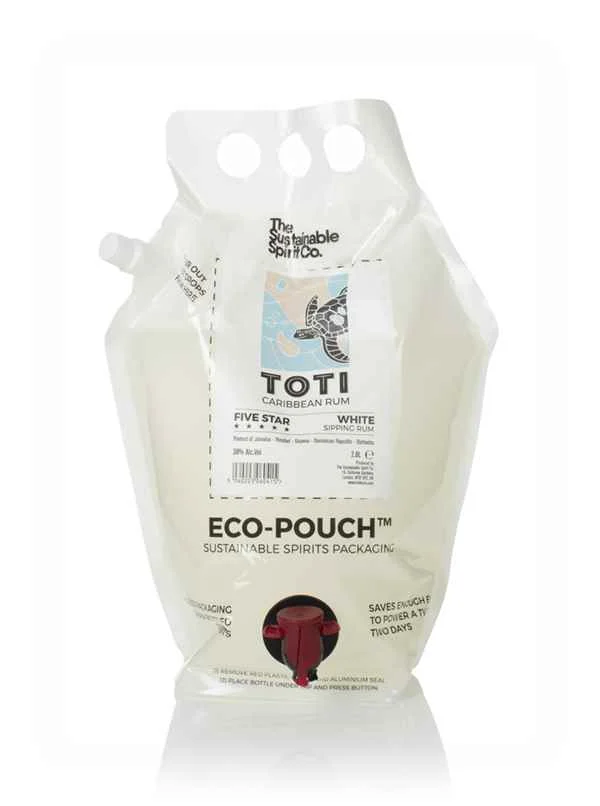 Toti White Eco-Pouch (The Sustainable Spirit Co.) Ron caribeño | 2.8L