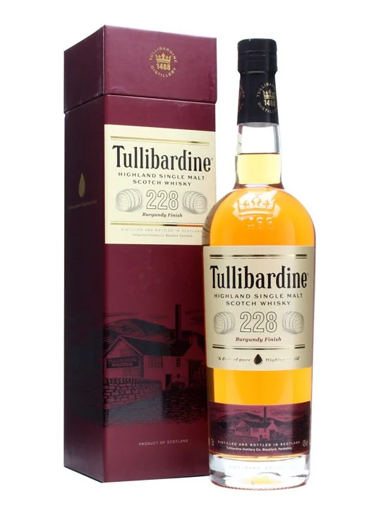 Tullibardine 228 Burgundy Finish Whiskey