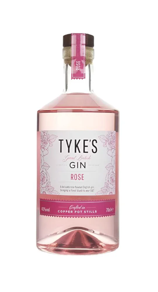 Ginebra con sabor a rosa de Tyke | 700ML
