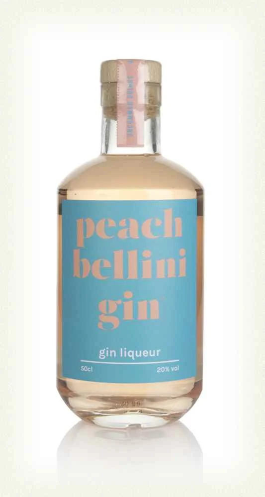 Bebidas poco comunes Licor de ginebra Bellini de melocotón | 500ML