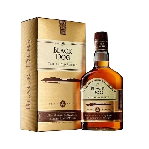 Black Dog Triple Gold Reserve Blended Scotch Whisky - Whiskey
