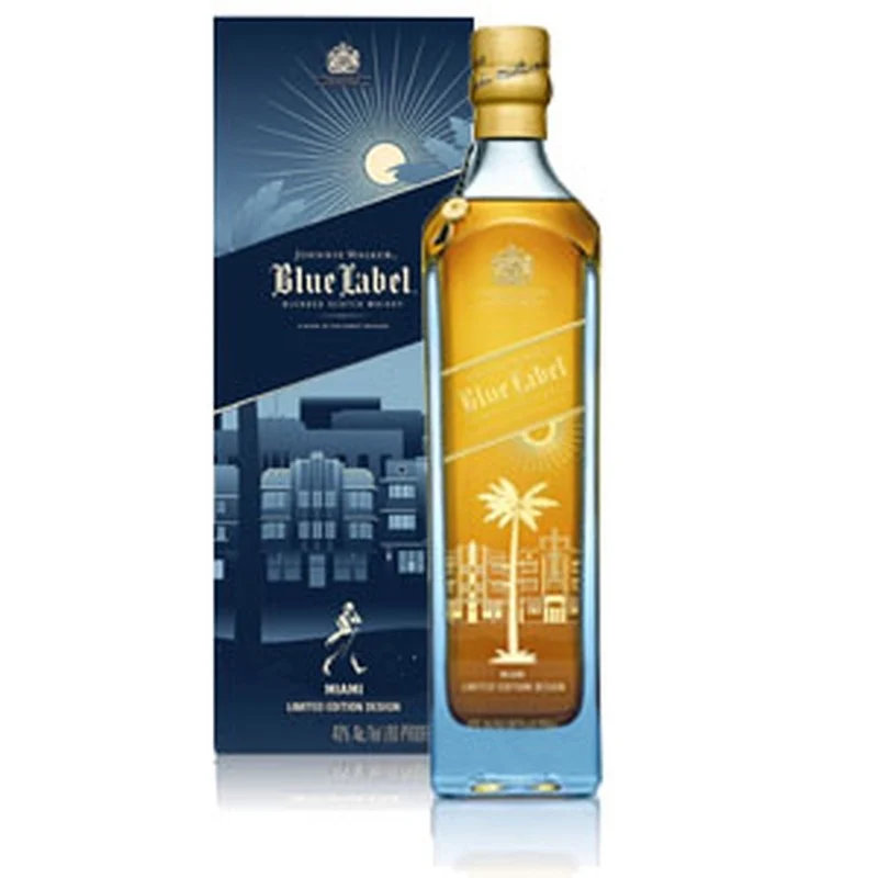 Johnnie Walker Blue Miami Edition Scotch Whisky - Whiskey