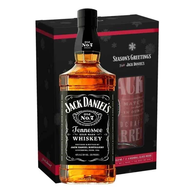 Jack Daniel's Old No.7 Tennessee With HighBall Glass Whiskey