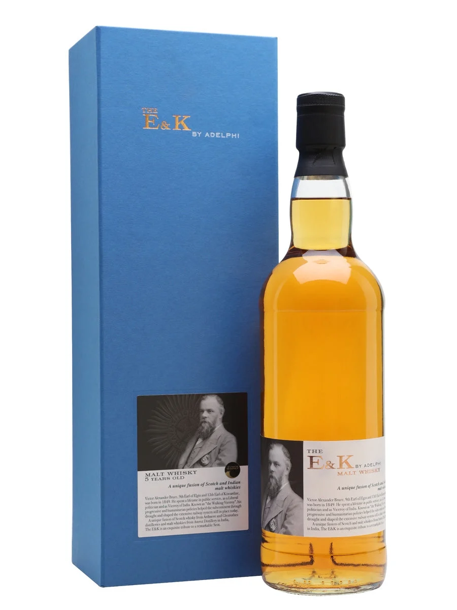 The E&K 5 Year Old Malt Whisky Indian & Scotch Fusion Blended Malt Scotch Whisky | 700ML - Whiskey