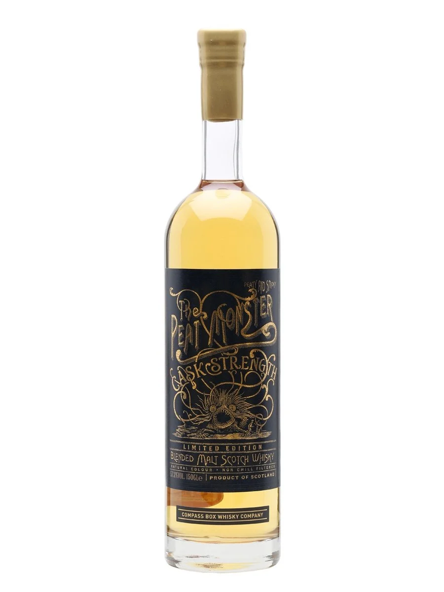Whisky escocés de malta mezclado The Peat Monster Cask Strength Magnum | 1.5L