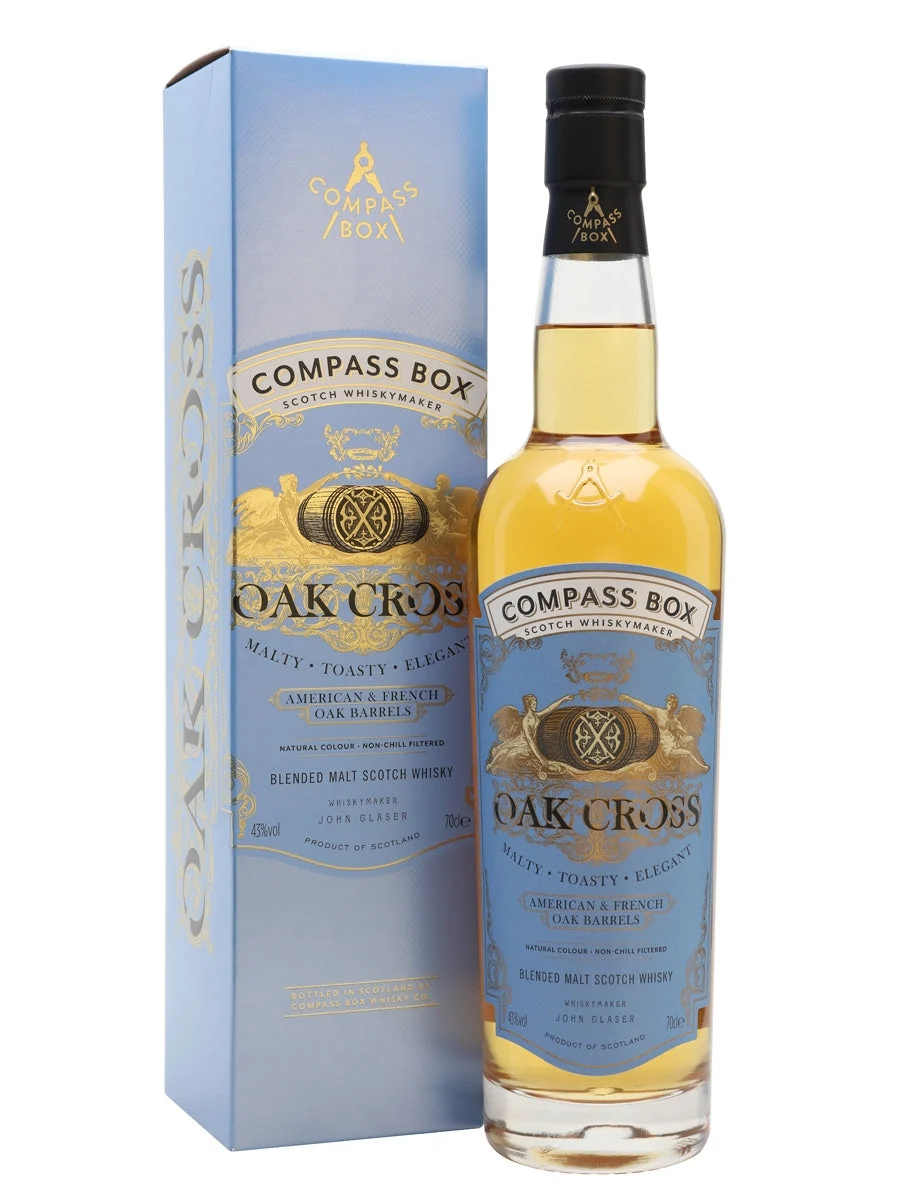 Compass Box Oak Cross Highland Blended Malt Scotch Whisky | 700ML - Whiskey