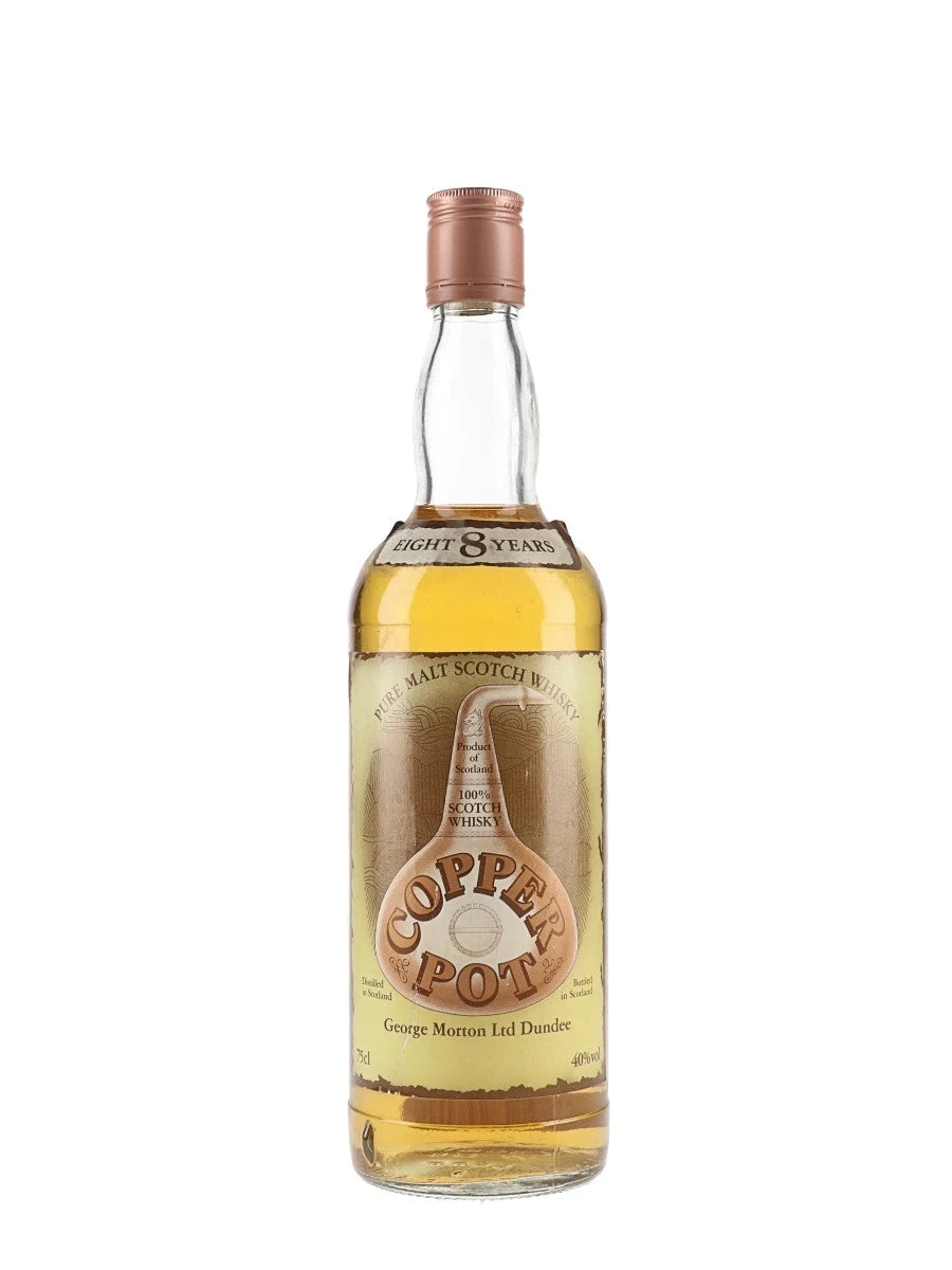 Copper Pot 8 Year Old Bot.1980s Blended Malt Scotch Whisky - Whiskey