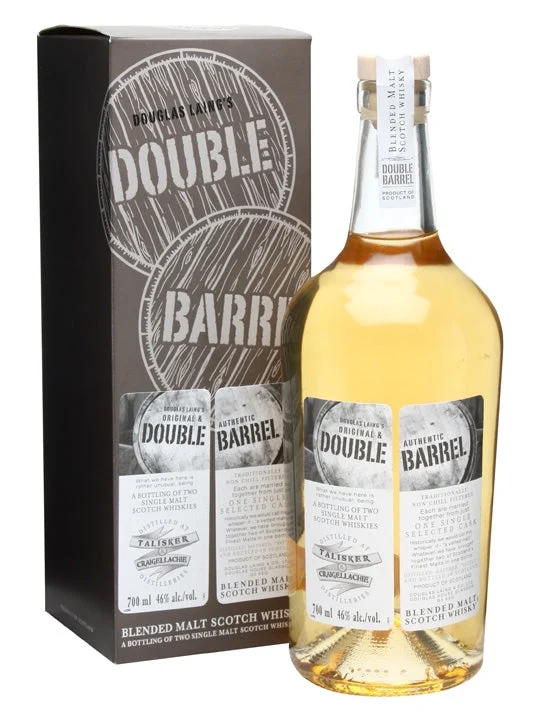 Douglas Laing's Double Barrel 10 Year Blended Malt Scotch Whisky - Whiskey
