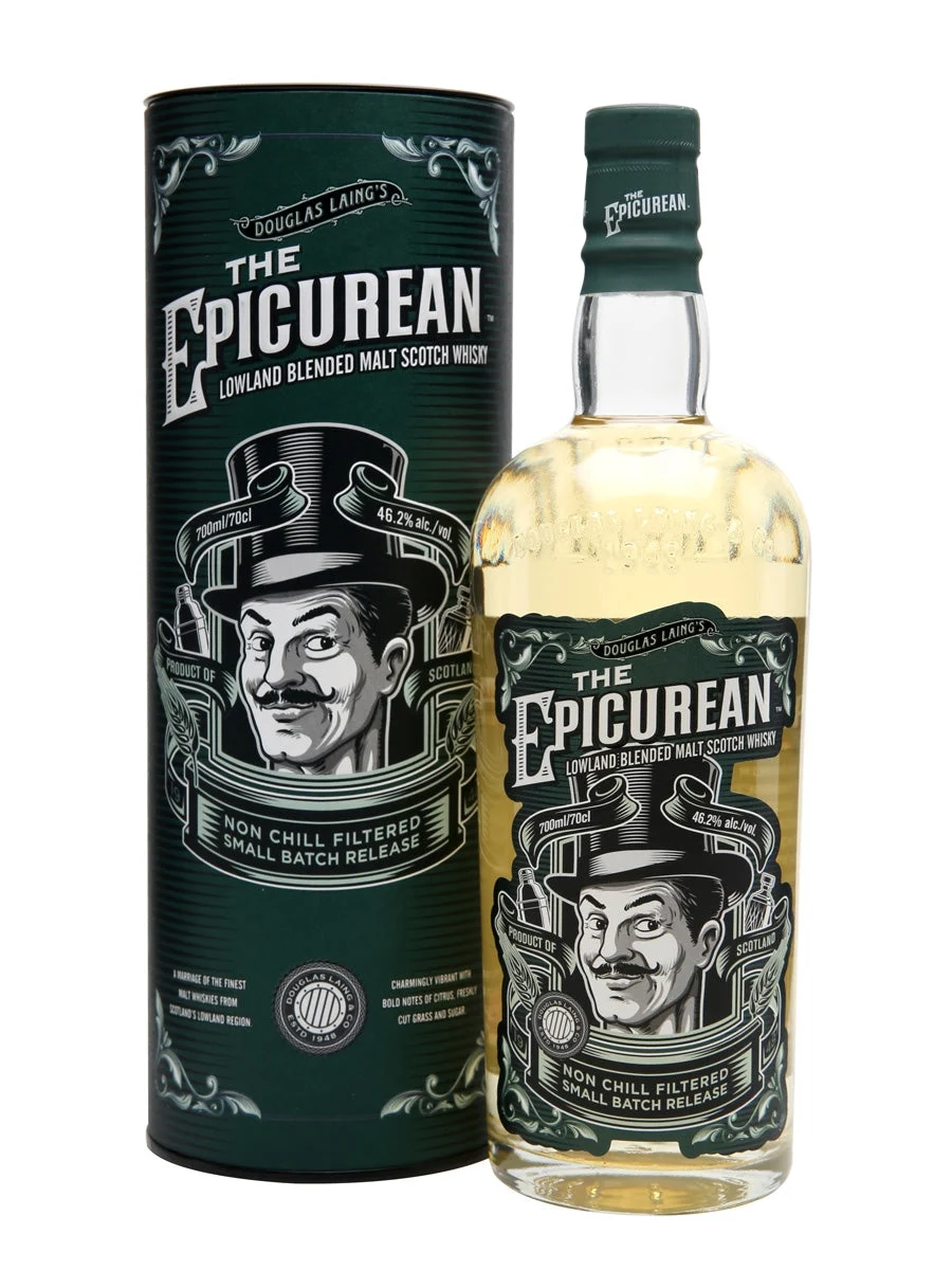 The Epicurean Douglas Laing Lowland Blended Malt Scotch Whisk - Whiskey