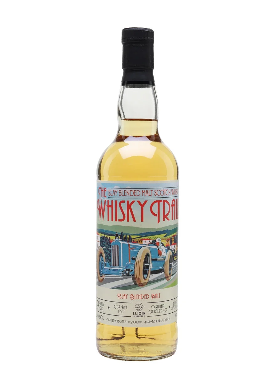 Blended Islay 2010 9 Year Old Whisky Trail Retro Cars Blended Islay Malt Scotch Whisky - Whiskey