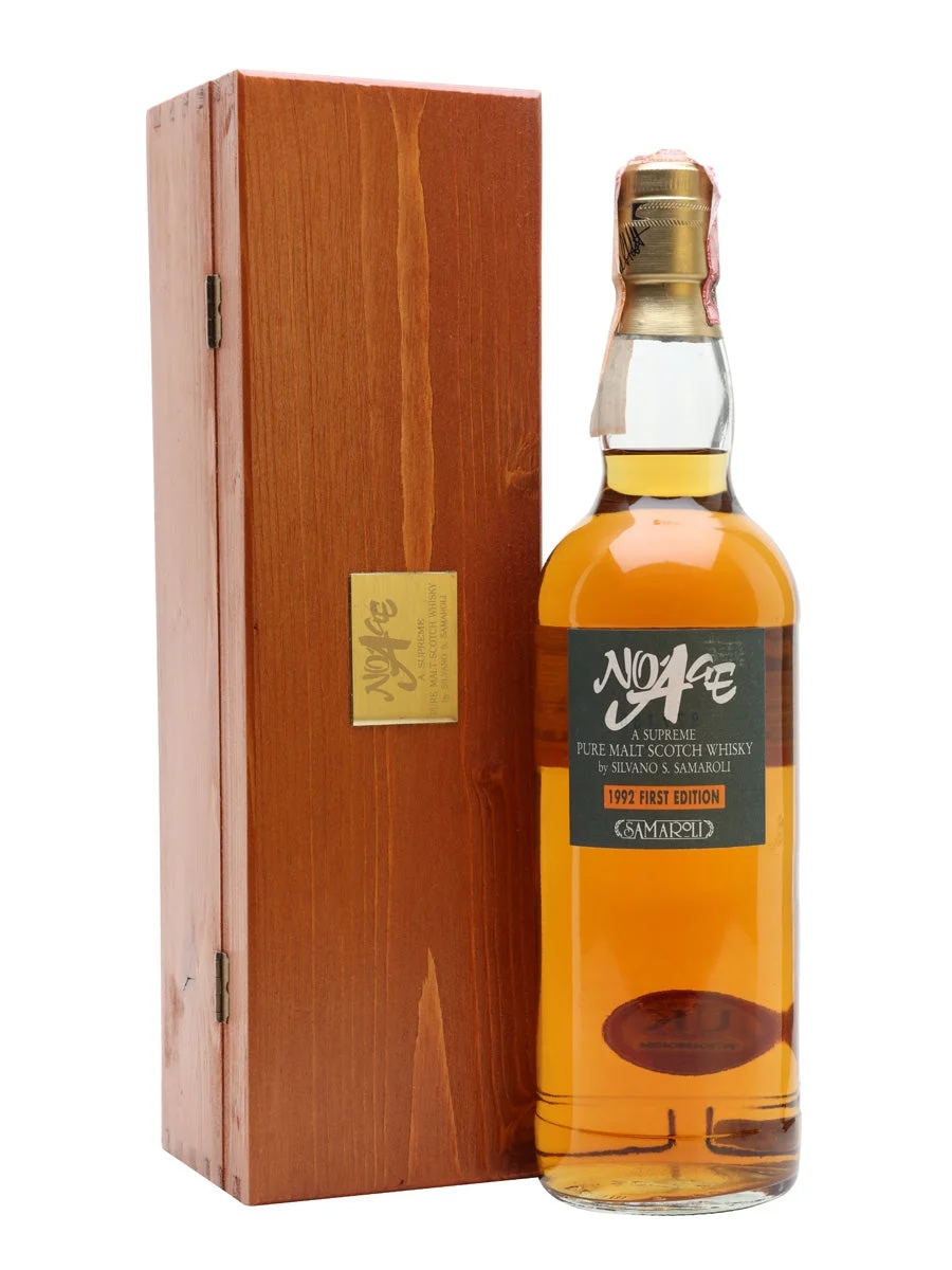 No Age Pure Malt First Edition 1992 Samaroli Blended Malt Scotch Whisky - Whiskey