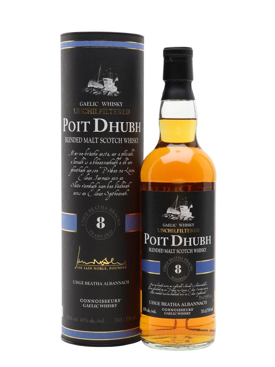 Poit Dhubh 8 Year Old Blended Malt Scotch Whisky | 700ML - Whiskey