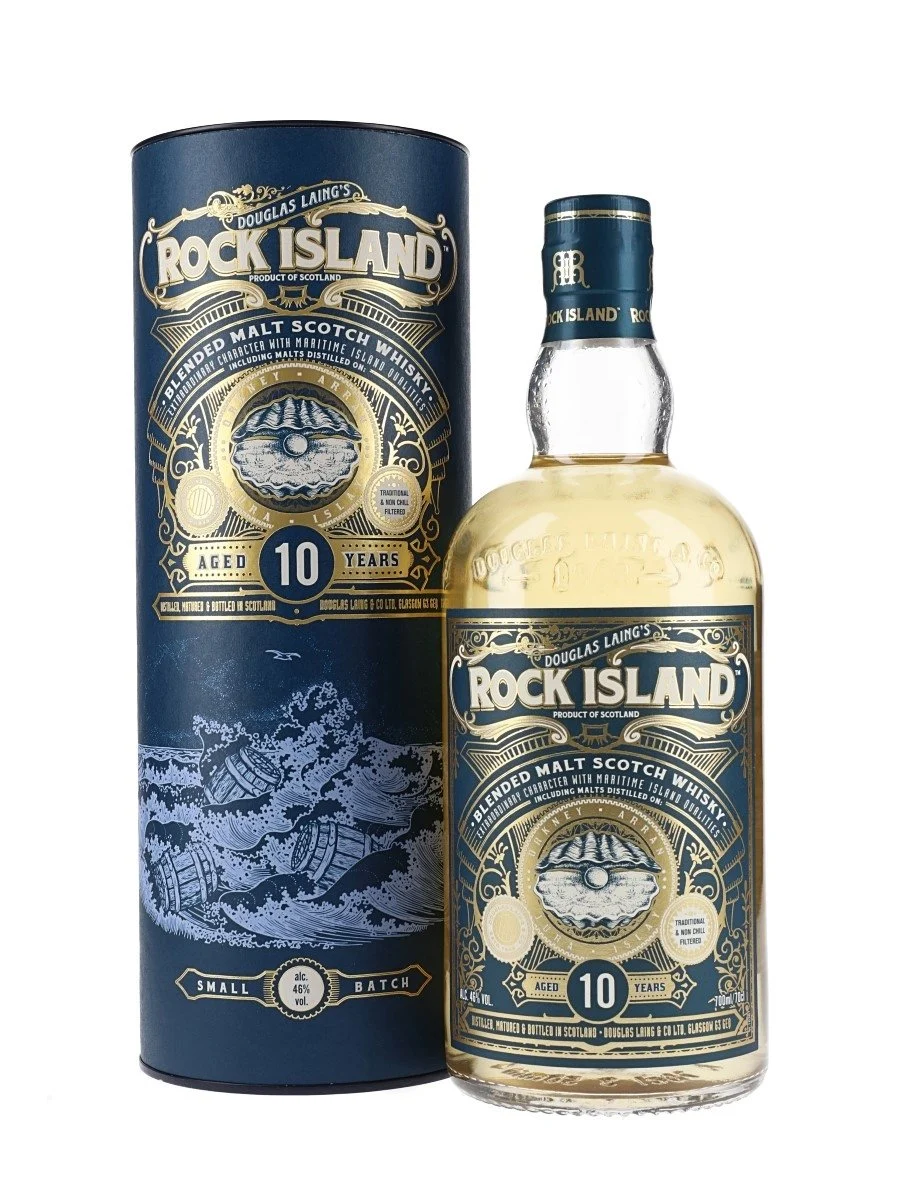 Rock Island 10 Year Old Island Blended Malt Scotch Whisky - Whiskey