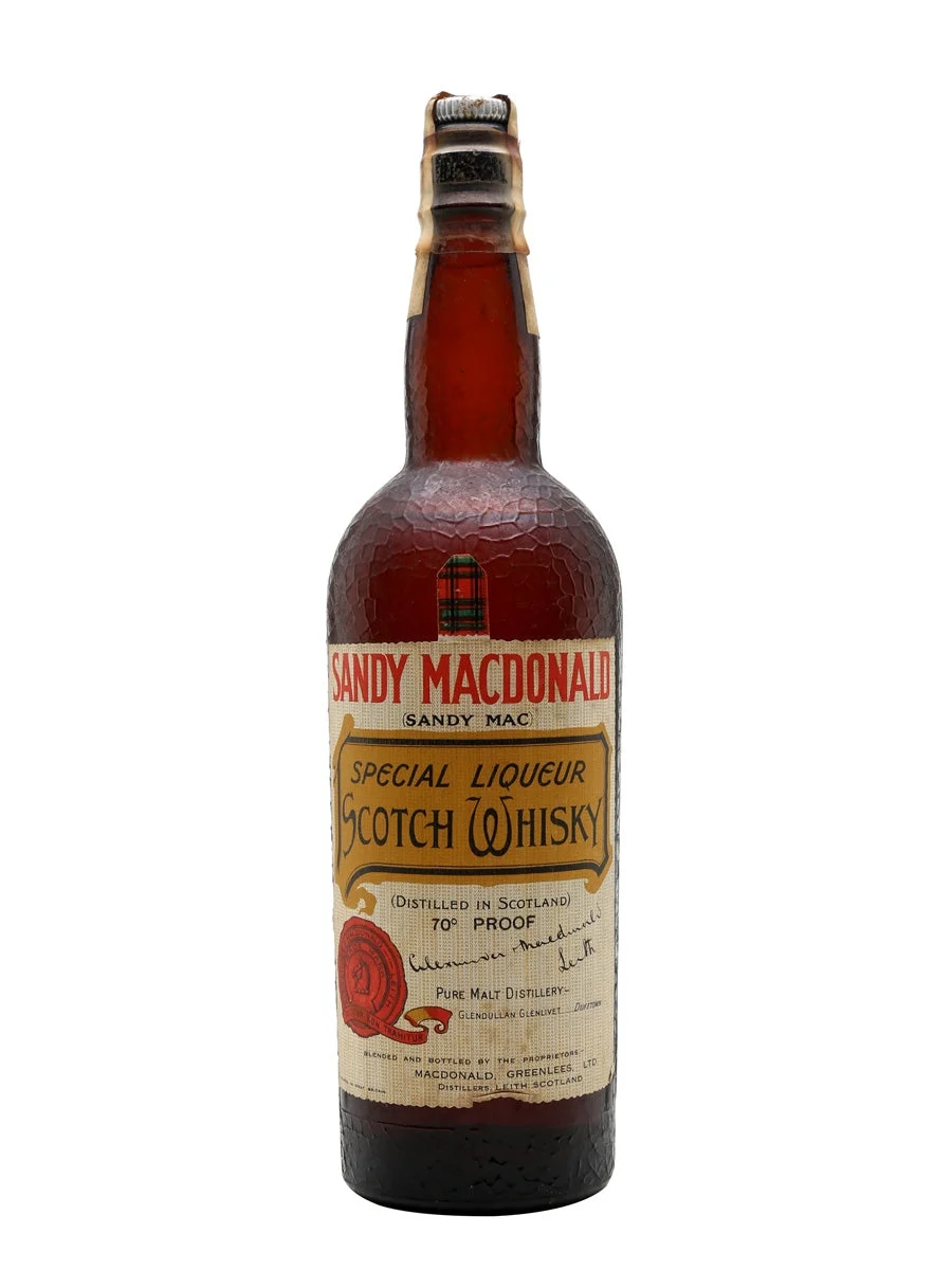Sandy Macdonald Bot.1940s Blended Malt Scotch Whisky | 700ML - Whiskey