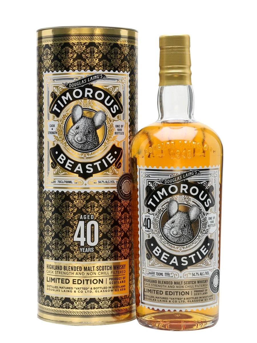 Timorous Beastie 40 años Whisky escocés de malta mezclado - Whiskey