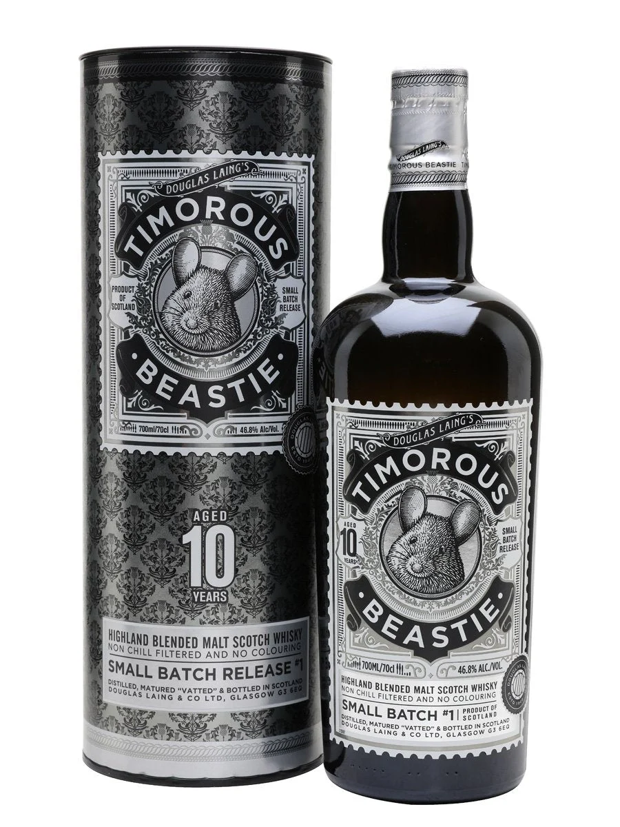 Timorous Beastie 10 Year Old Highland Blended Malt Scotch Whisky Douglas Laing | 700ML - Whiskey