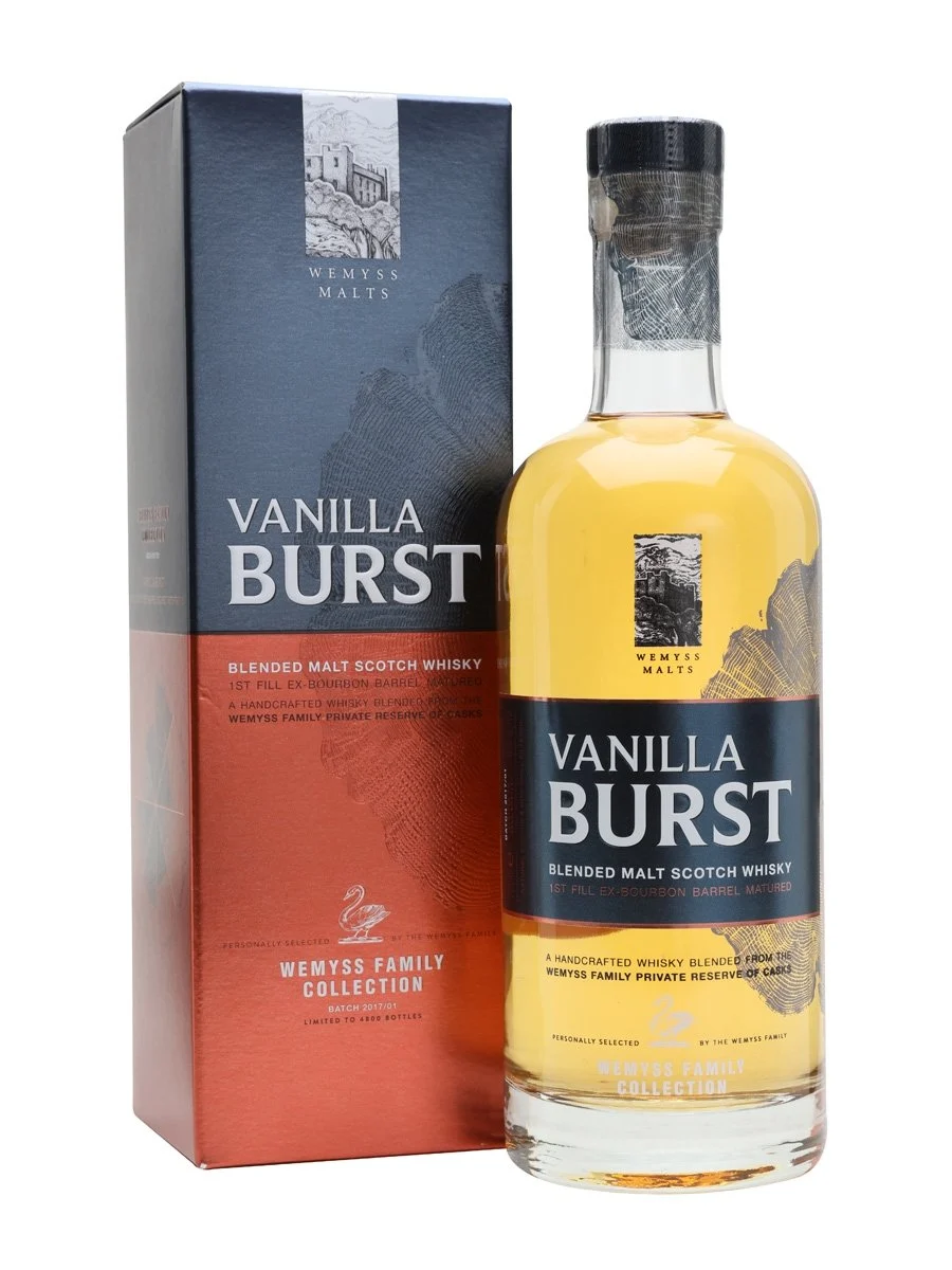Wemyss Malts Vanilla Burst Family Collection Blended Malt Scotch Whisky | 700ML - Whiskey