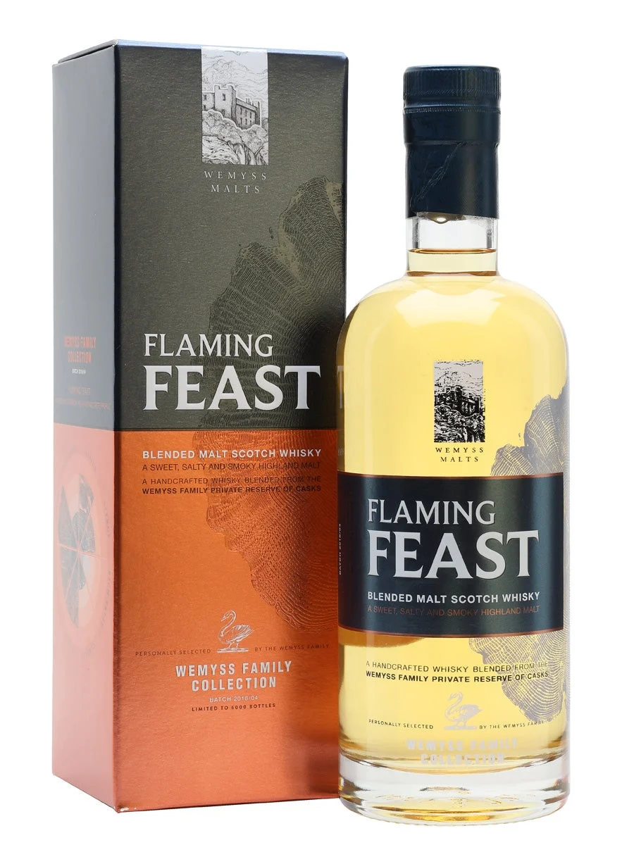 Wemyss Malts Flaming Feast Family Collection Blended Malt Scotch Whisky | 700ML - Whiskey