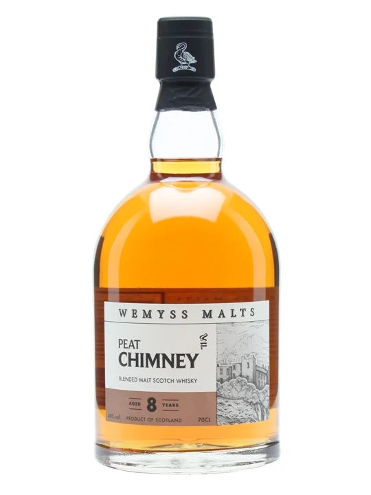Wemyss Malts Peat Chimney 8 Year Old Blended Malt Scotch Whisky - Whiskey