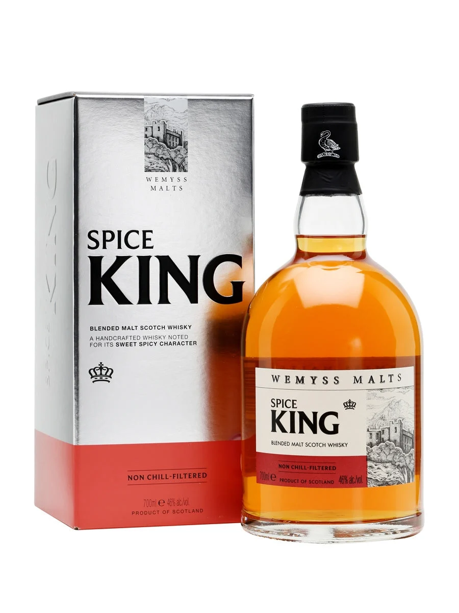 Wemyss Spice King 8 Year Old Blended Malt Scotch Whisky - Whiskey