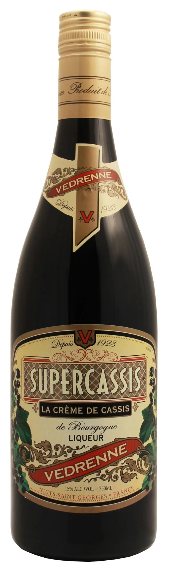 Vedrenne Supercassis La Creme De Casis Liqueur