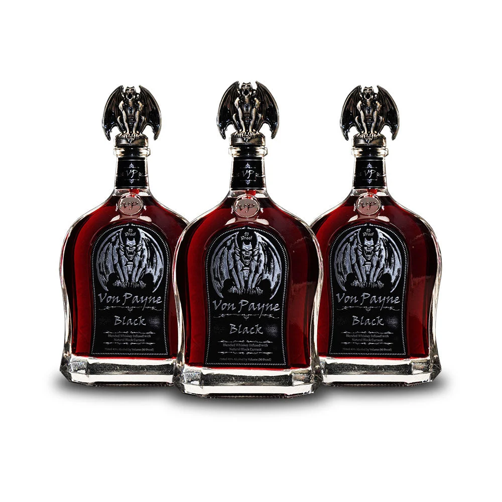 Von Payne Blended Whiskey (3) Bottle Bundle